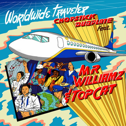Worldwide Traveller album by Chopstick Dubplate - Drum and Bass Cover Art