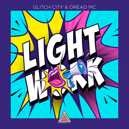 Light Work album by Glitch City - Drum and Bass Cover Art