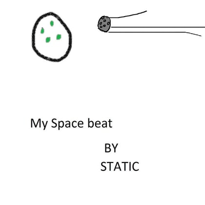 My Space Beat album by Static - Drum and Bass Cover Art