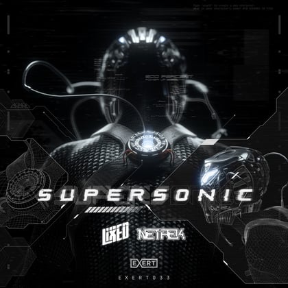 Supersonic album by Lixed & Netrek - Drum and Bass Cover Art
