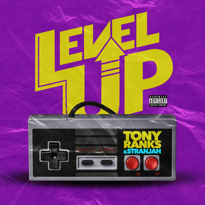 Level Up album by STRANJAH - Drum and Bass Cover Art