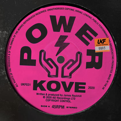 Power album by Kove - Drum and Bass Cover Art