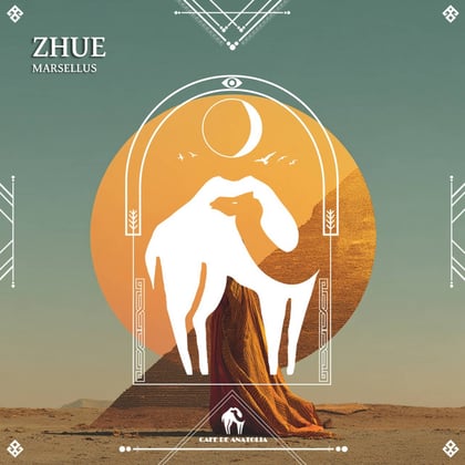 Zhue album by Tengu, Marsellus & Cafe De Anatolia - Drum and Bass Cover Art