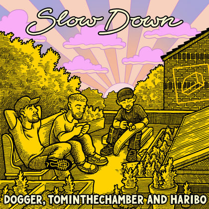 Slow Down album by Dogger, TomInTheChamber & Haribo - Drum and Bass Cover Art