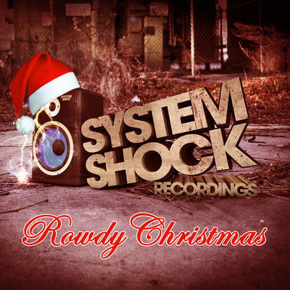 A Rowdy Christmas album by Callide - Drum and Bass Cover Art