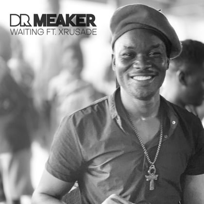 Waiting album by Dr Meaker & Xrusade - Drum and Bass Cover Art