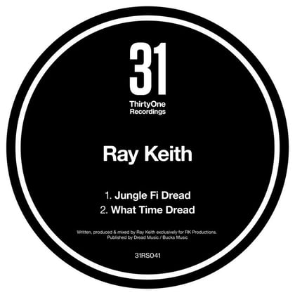 Jungle Fi Dread / What Time Dread album by Ray Keith - Drum and Bass Cover Art