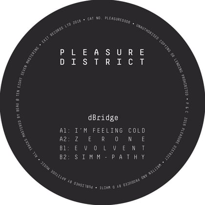 Pleasure District 006 album by dBridge - Drum and Bass Cover Art