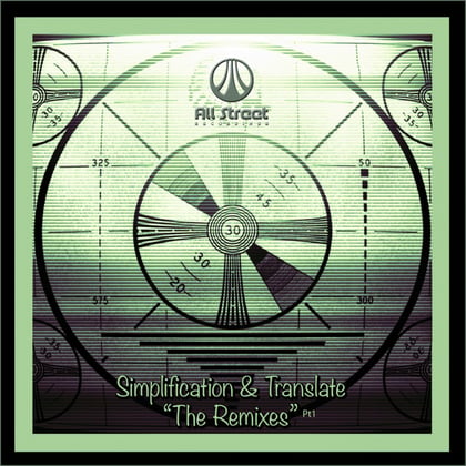"The Remixes" album by Simplification - Drum and Bass Cover Art