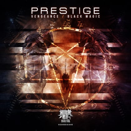 Vengeance / Black Magic album by Prestige & Cabin Fever Uk - Drum and Bass Cover Art