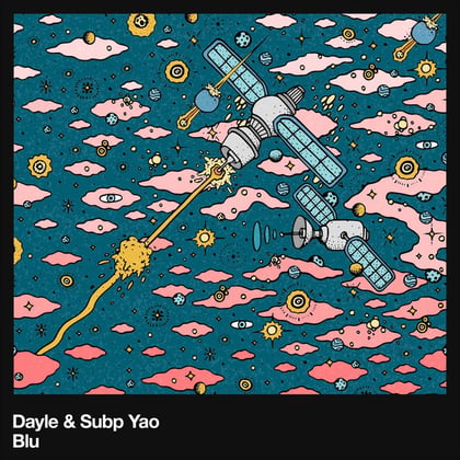 Blu album by Subp Yao - Drum and Bass Cover Art
