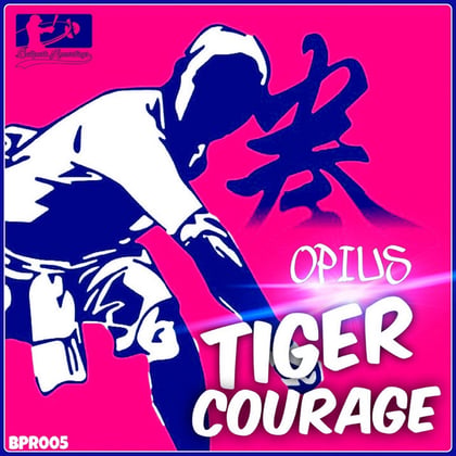 Tiger Courage album by Opius - Drum and Bass Cover Art