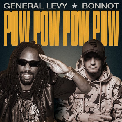 Pow Pow Pow Pow album by General Levy - Drum and Bass Cover Art