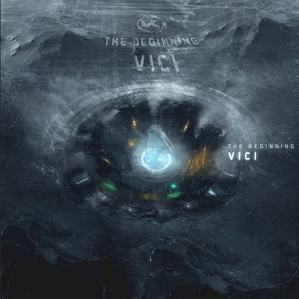 The Beginning album by Vici - Drum and Bass Cover Art