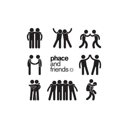 Phace and Friends EP album by Phace - Drum and Bass Cover Art