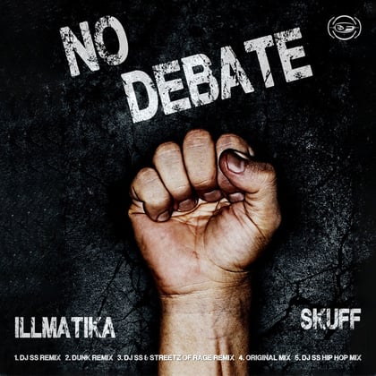 No Debate album by Skuff - Drum and Bass Cover Art