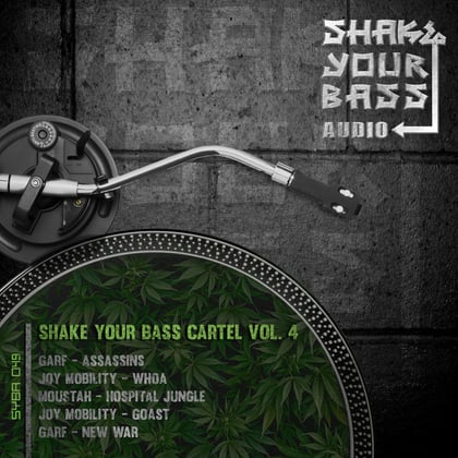 Shake Your Bass Cartel Vol. 4 album by Joy Mobility - Drum and Bass Cover Art
