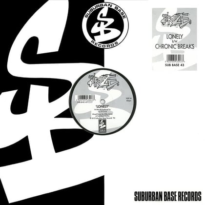 Lonely / Chronic Breaks album by D'Cruze - Drum and Bass Cover Art