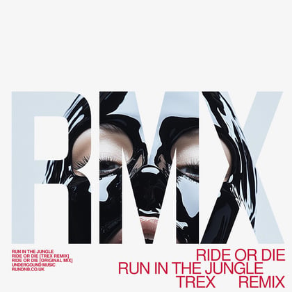 Ride or Die album by D*Minds, T>I, Trex & Run In The Jungle - Drum and Bass Cover Art