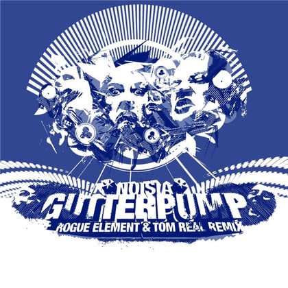 Gutterpump album by The Upbeats & Noisia - Drum and Bass Cover Art