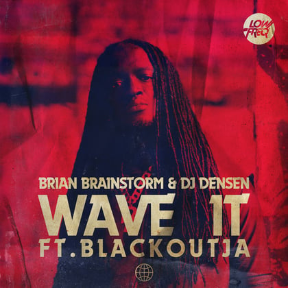Wave It album by Brian Brainstorm - Drum and Bass Cover Art