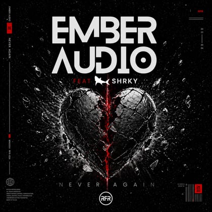 Never Again album by Ember Audio - Drum and Bass Cover Art