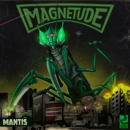 Mantis album by Magnetude - Drum and Bass Cover Art