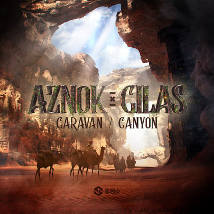Caravan / Canyon album by Aznok - Drum and Bass Cover Art