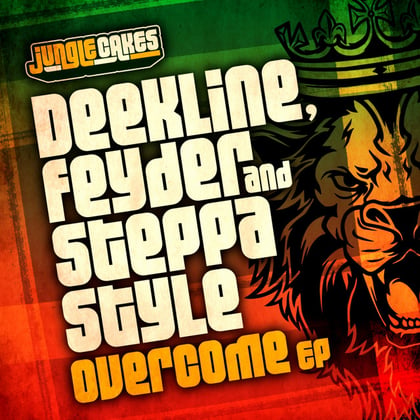 Overcome EP album by Deekline, Feyder & Steppa Style - Drum and Bass Cover Art