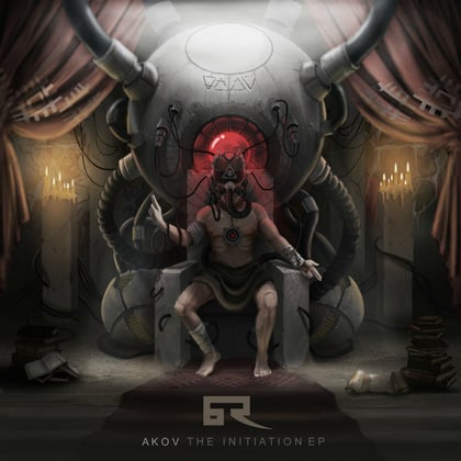 The Initiation EP album by AKOV - Drum and Bass Cover Art