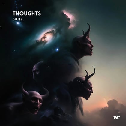 Thoughts album by 30Hz - Drum and Bass Cover Art