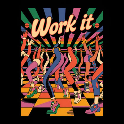 Work It album by it is Jev - Drum and Bass Cover Art