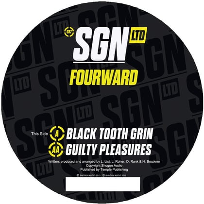 Black Tooth Grin / Guilty Pleasures album by Fourward - Drum and Bass Cover Art