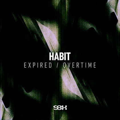 Expired / Overtime album by HABIT - Drum and Bass Cover Art