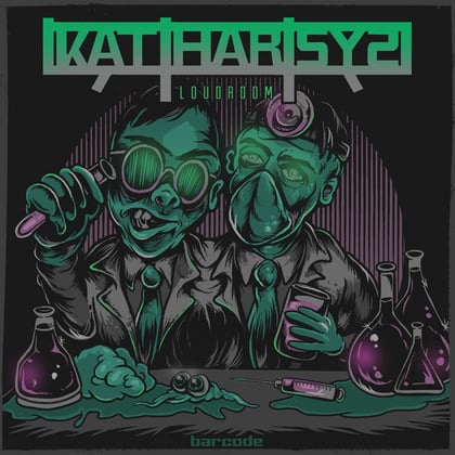 Loudroom album by Katharsys - Drum and Bass Cover Art