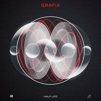 Half Life album by Grafix - Drum and Bass Cover Art