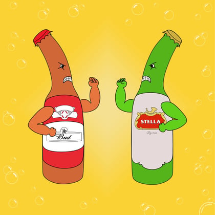 Bud or Stella album by PRFCT Mandem - Drum and Bass Cover Art