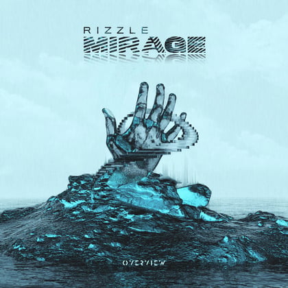 Mirage EP album by Rizzle - Drum and Bass Cover Art