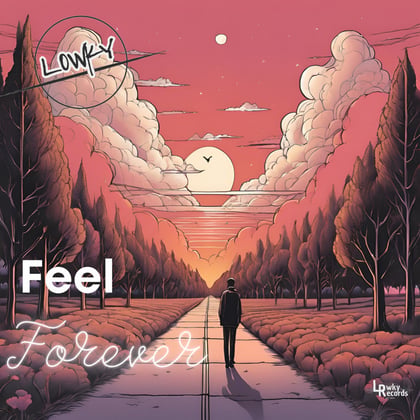 Feel Forever album by L0WKY - Drum and Bass Cover Art