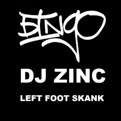 Left Foot Skank album by DJ Zinc - Drum and Bass Cover Art