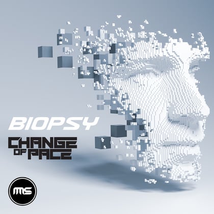 Biopsy album by Change of Pace - Drum and Bass Cover Art