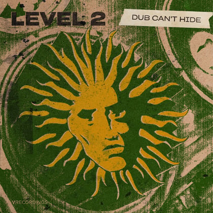 Dub Can't Hide album by Level 2 - Drum and Bass Cover Art
