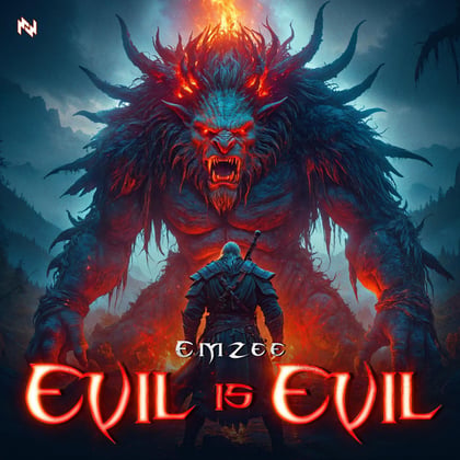 Evil Is Evil album by EmZee - Drum and Bass Cover Art