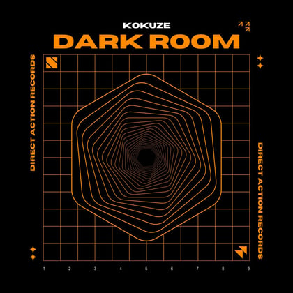 Dark Room album by KOKUZE - Drum and Bass Cover Art