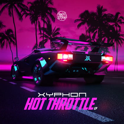 Hot Throttle album by Xyphon - Drum and Bass Cover Art