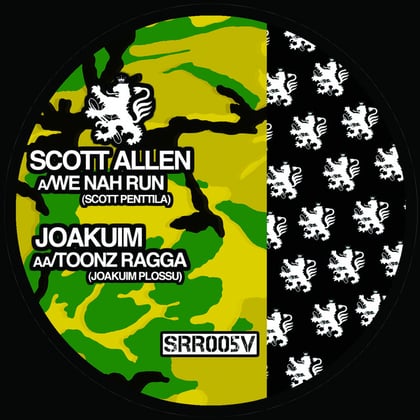 We Nah Run / Toonzragga album by Scott Allen & Joakuim - Drum and Bass Cover Art