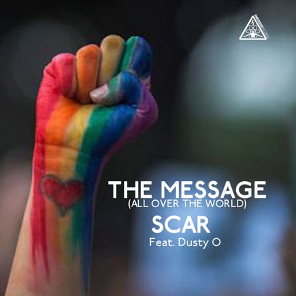 The Message (All over the World) album by Scar - Drum and Bass Cover Art