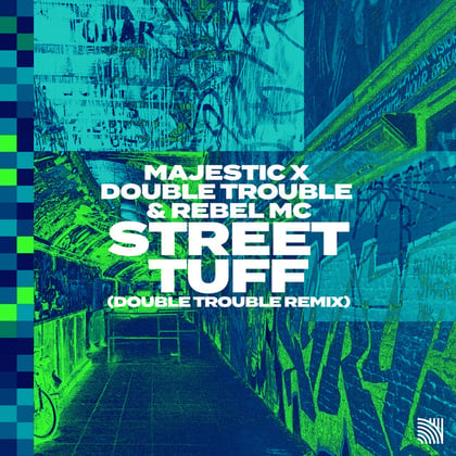 Street Tuff (Double Trouble Remix) album by Rebel MC - Drum and Bass Cover Art