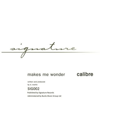 Makes Me Wonder / Got To Have You album by dBridge & Calibre - Drum and Bass Cover Art