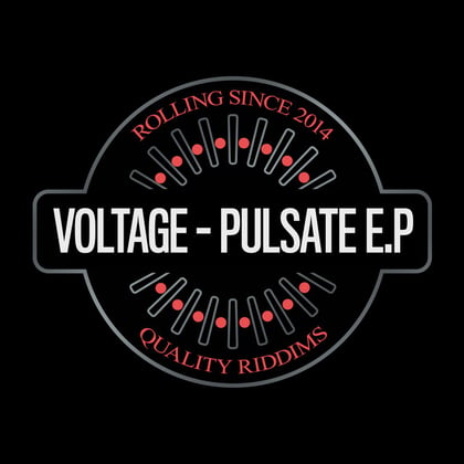 Pulsate album by Voltage & Nicky Blackmarket - Drum and Bass Cover Art